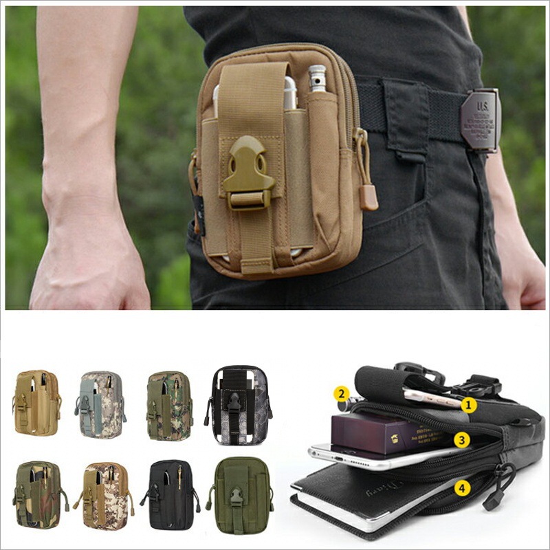Edc Carry Pouch - Small Molle Pouch Waist Pack Bag