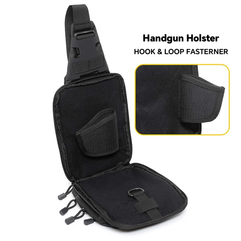 Tactical Sling Bag Concealed C - đánh giá và giá Edc Carry Gun