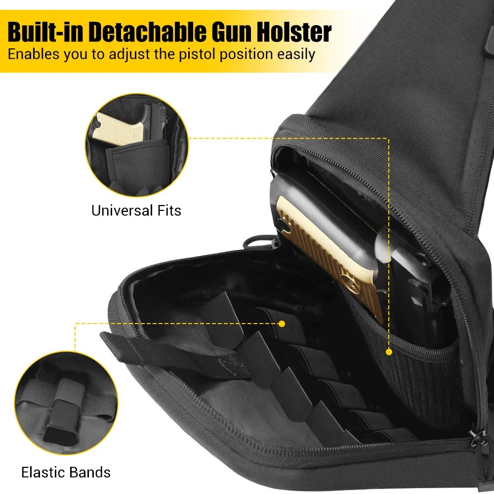 Concealed Carry Chest Gun Bag  - đánh giá và giá Edc Carry Gun