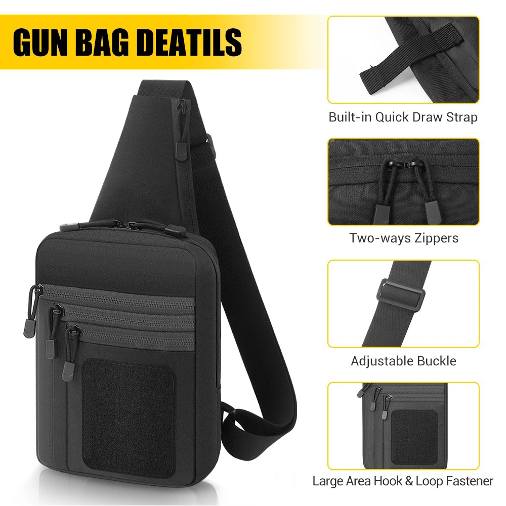Concealed Carry Chest Gun Bag  - đánh giá và giá Edc Carry Gun