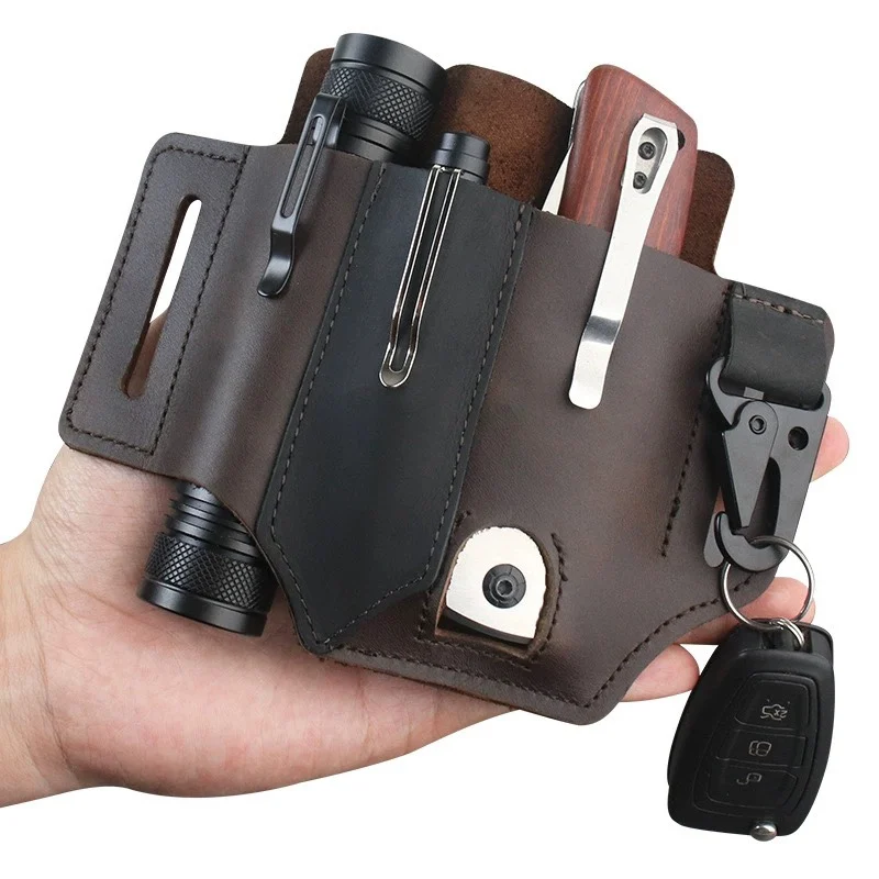 EDC PU Leather Tool Pouch Mult - đánh giá và giá Leather Edc. Carry Pouch