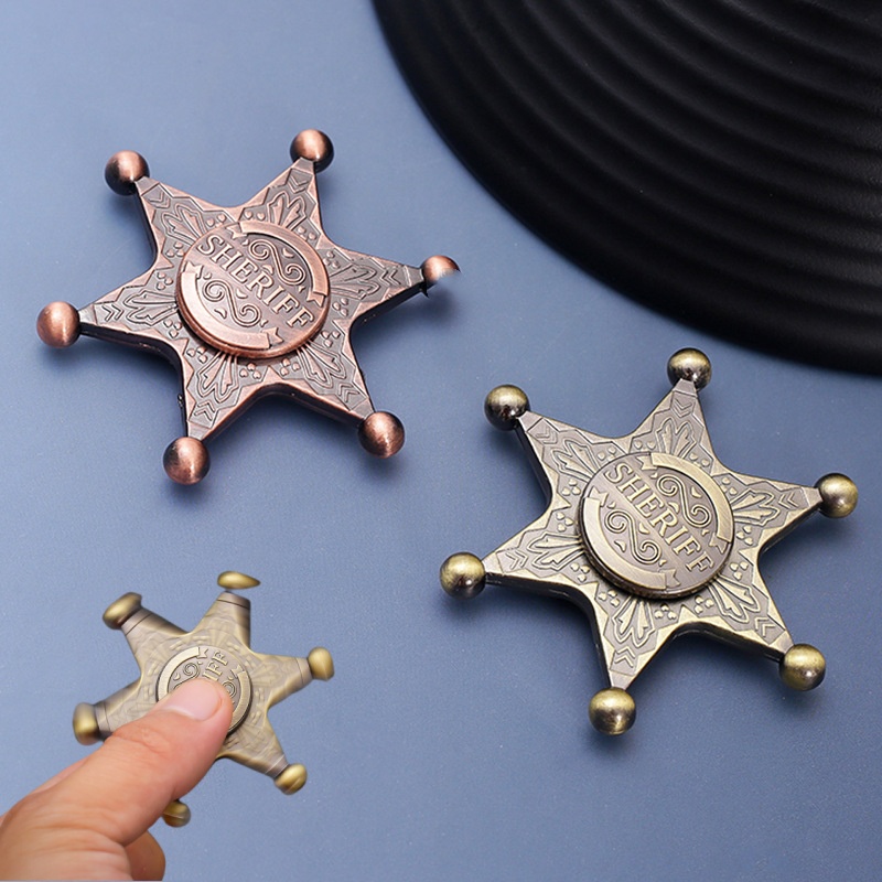 Hexagonal Star Metal Fingertip - đánh giá và giá Fidget Spinner Bearing