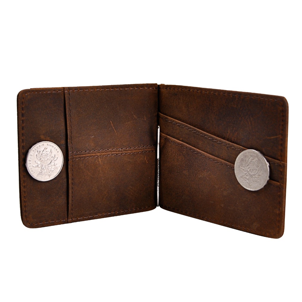 Chất Lượng Da Nam Từ Tính Kẹp  - đánh giá và giá Money Clip Magnetic