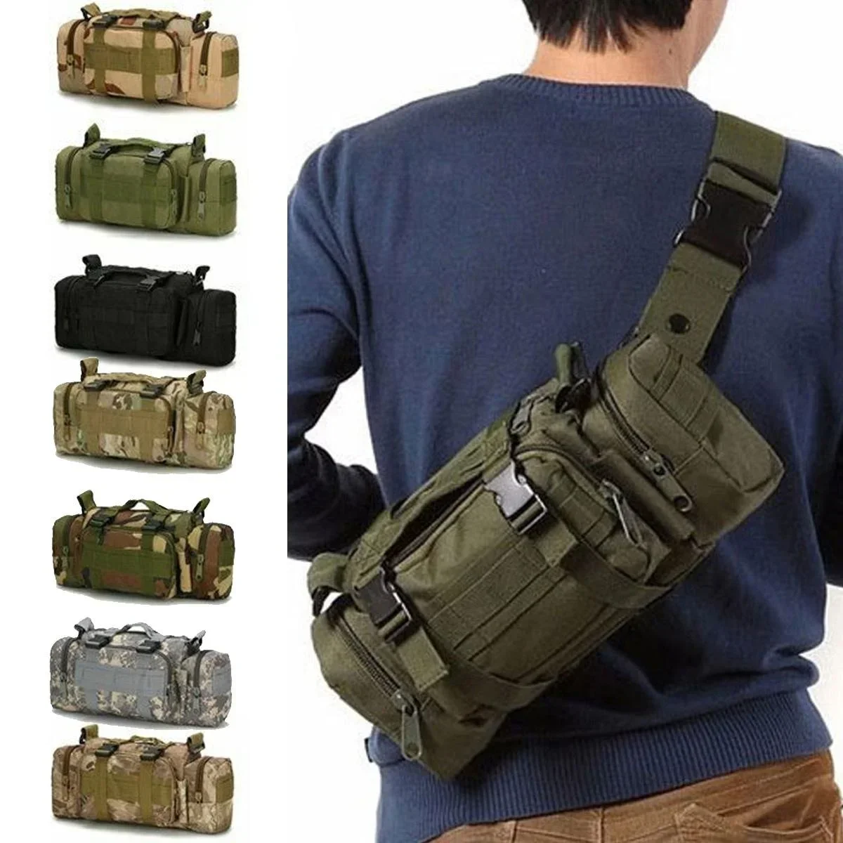 Duffel Waist Bag Molle Waterpr - đánh giá và giá Edc Carry Bag For Men