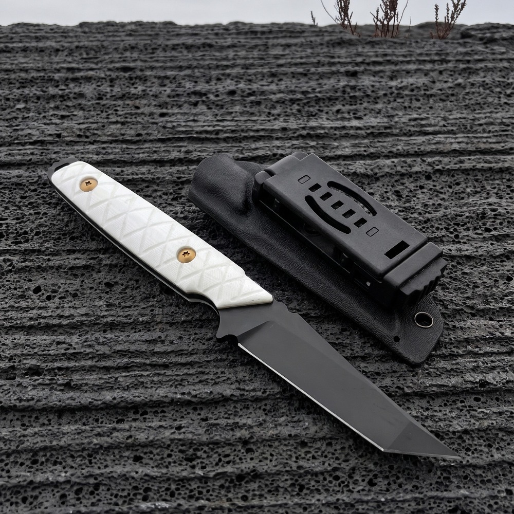 New Fixed Blade Knife White G1 - đánh giá và giá Edc Carry Fixed Blade