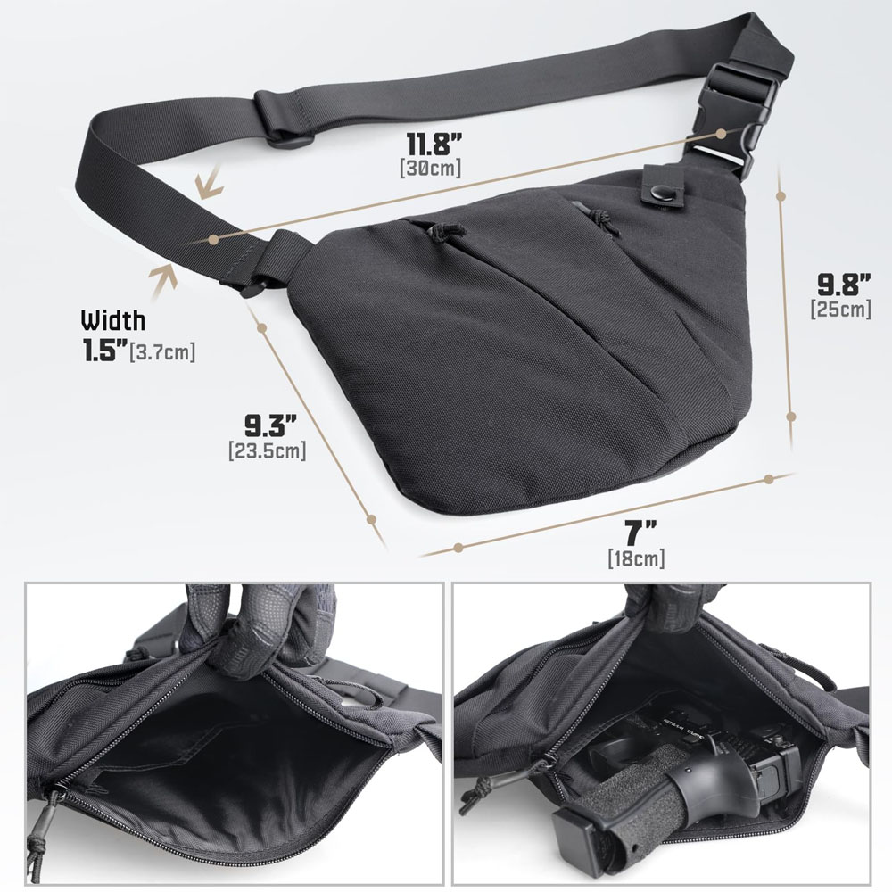 Tactical Concealed Gun Carry B - đánh giá và giá Edc Carry Handgun