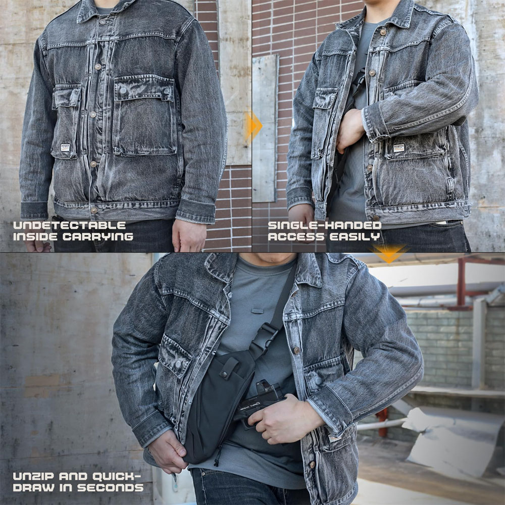 Tactical Concealed Gun Carry B - đánh giá và giá Edc Carry Handgun