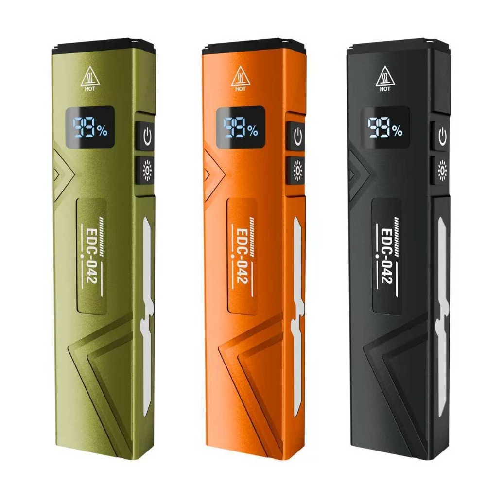 EDC Flashlight Rechargeable UV - đánh giá và giá Edc Carry Clip