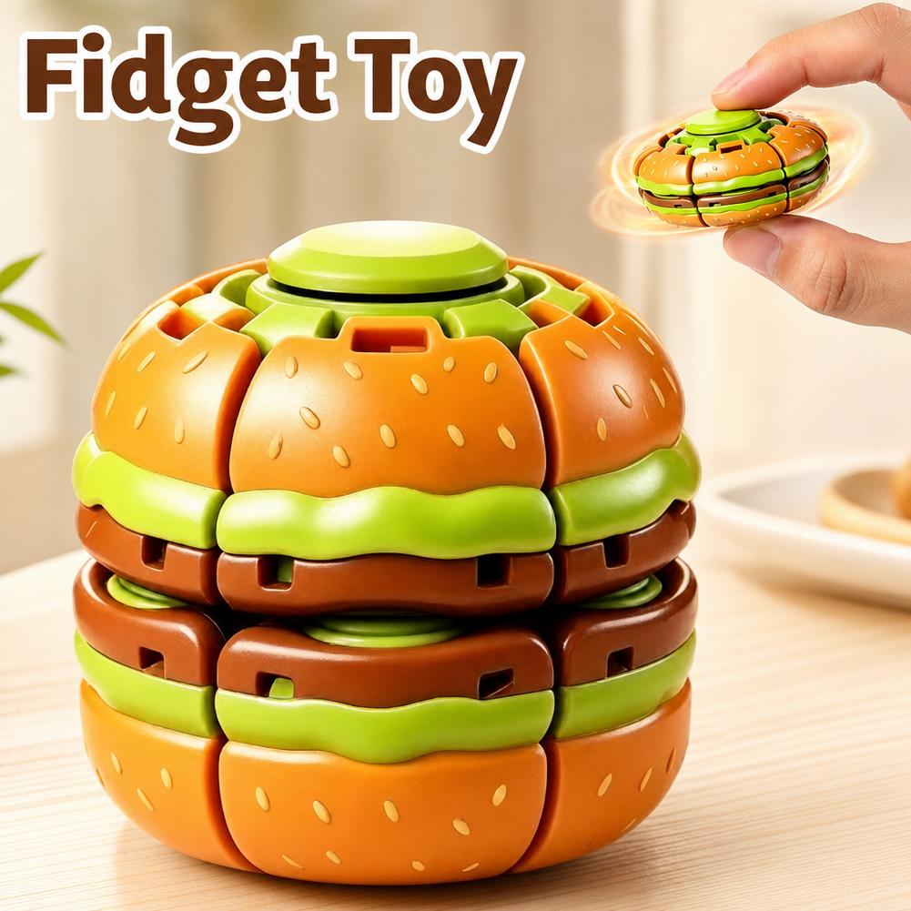 Humburger Fidget Spinner Toy R - đánh giá và giá Fidget Spinner Bearing