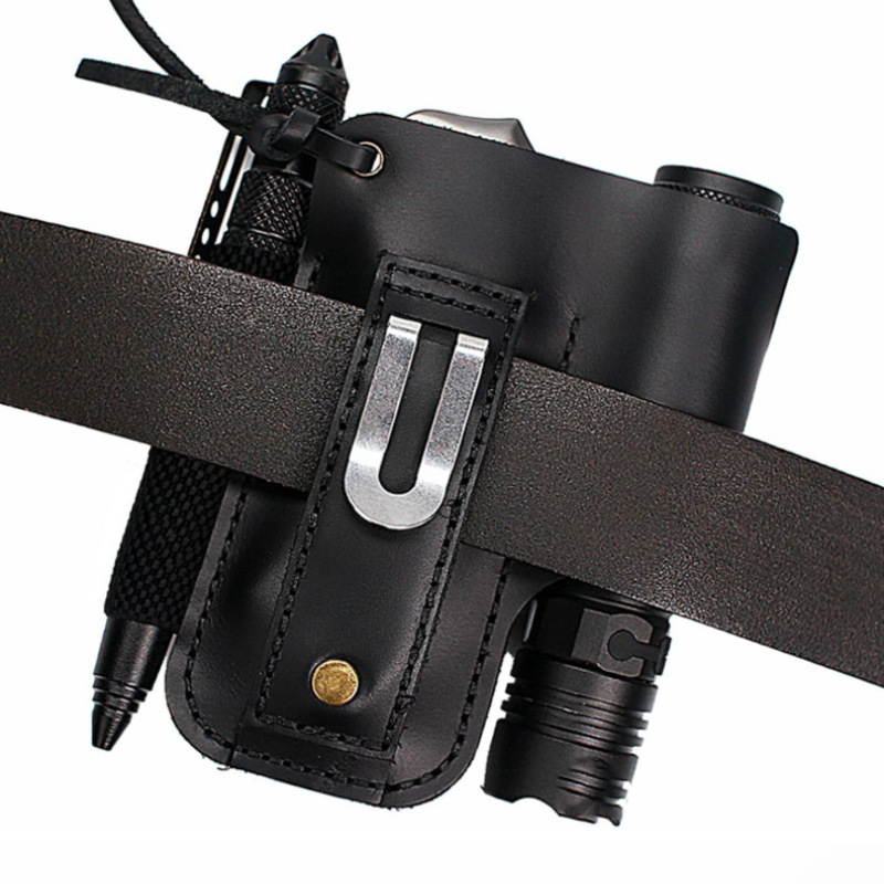 EDC Leather Flashlight Tool Ho - đánh giá và giá Edc Carry Pouch