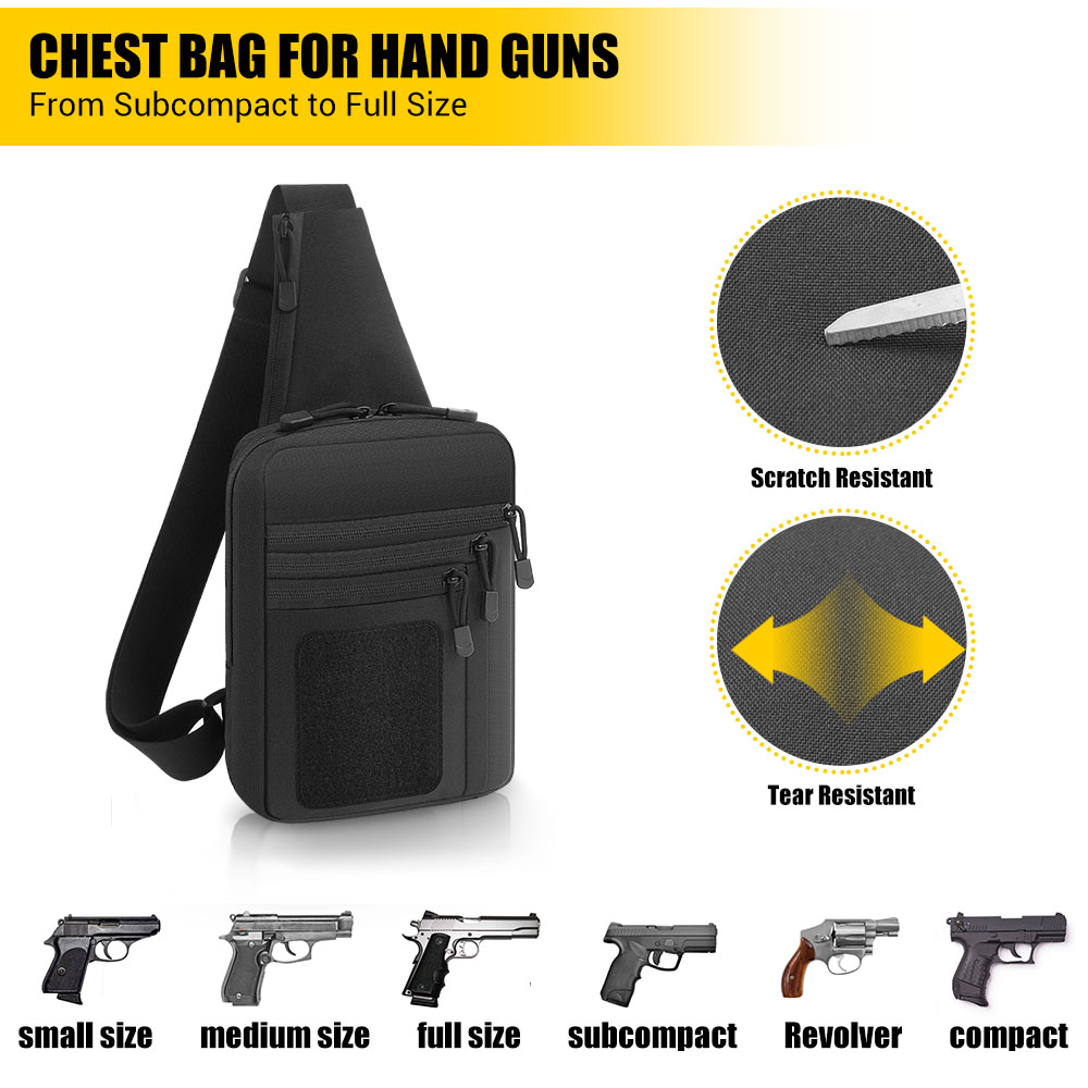 Tactical Pistol Gun Bag Concea - đánh giá và giá Edc Carry Handgun
