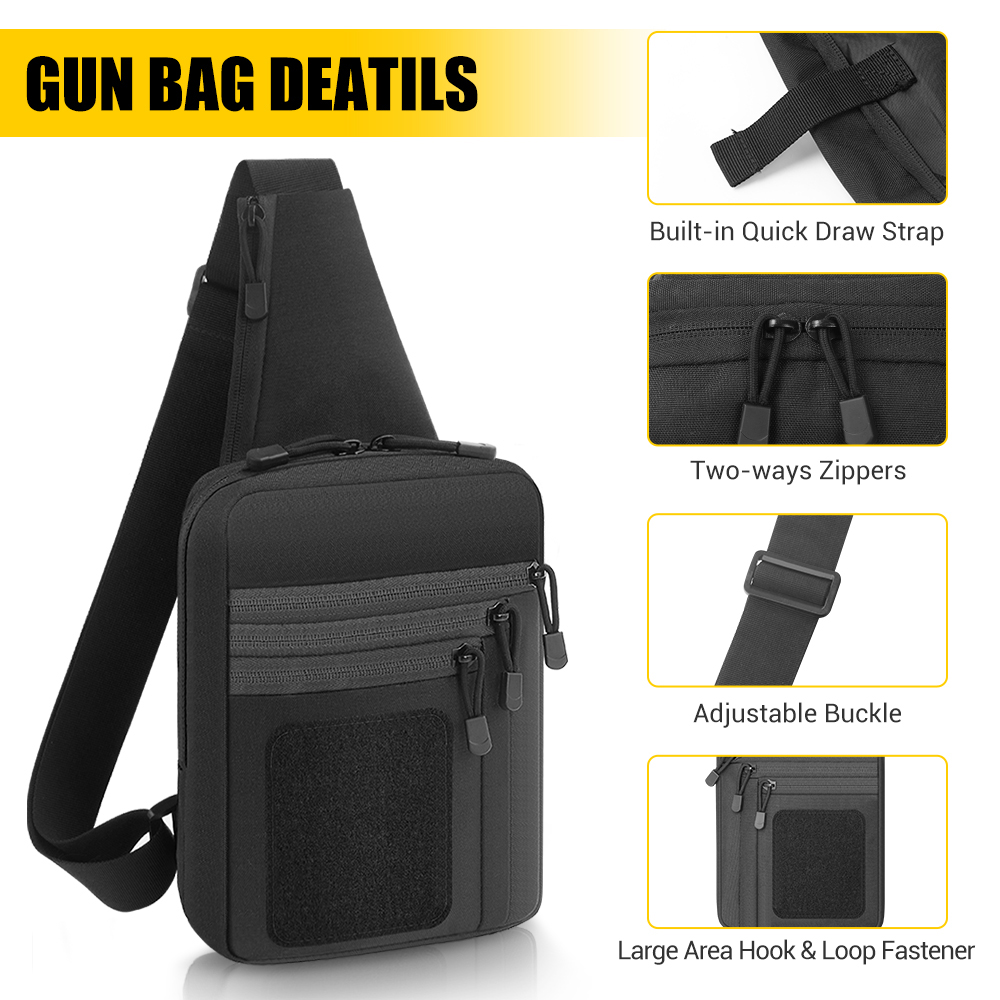 Tactical Pistol Gun Bag Concea - đánh giá và giá Edc Carry Handgun