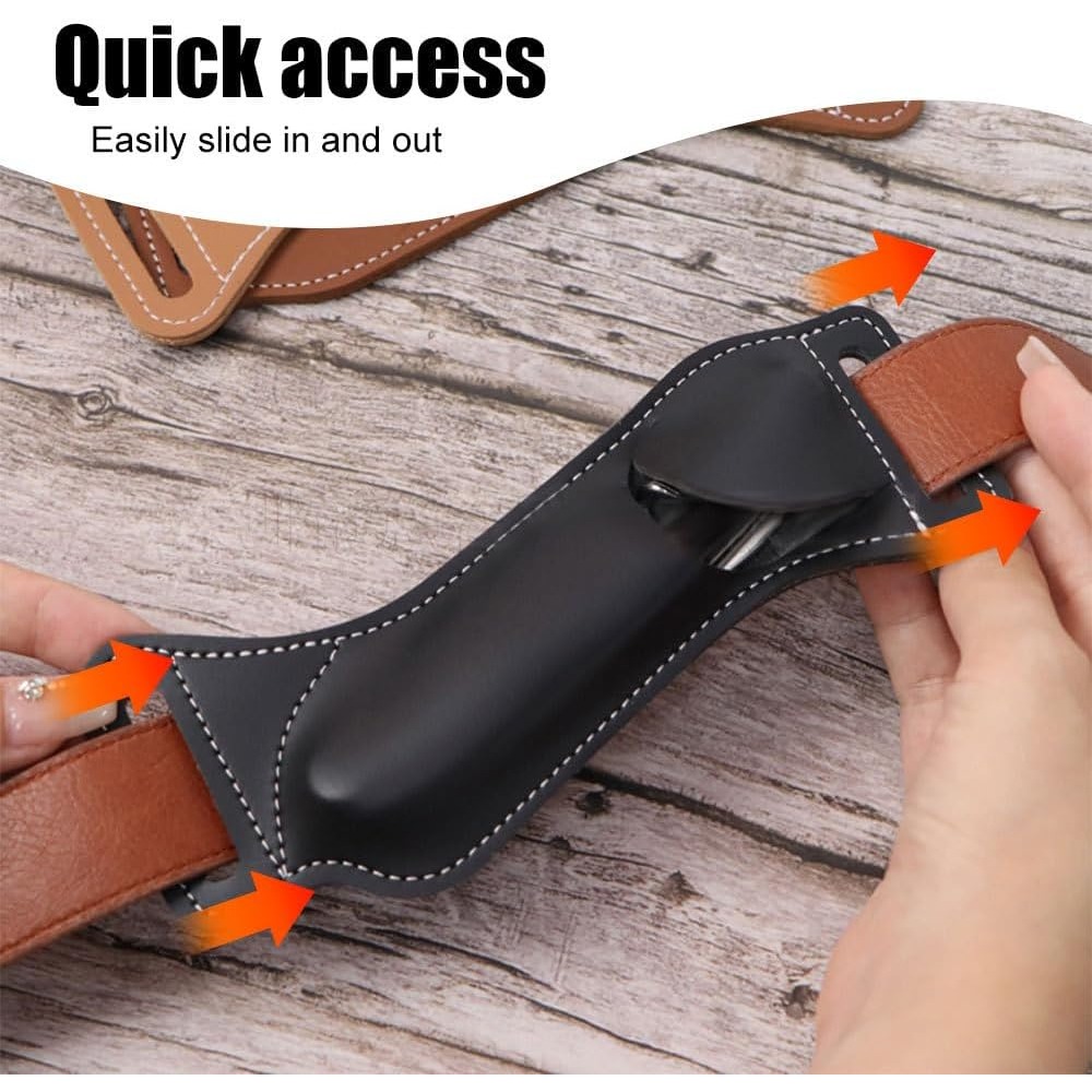Tactical EDC Folding Knife She - đánh giá và giá Leather Edc. Carry Pouch