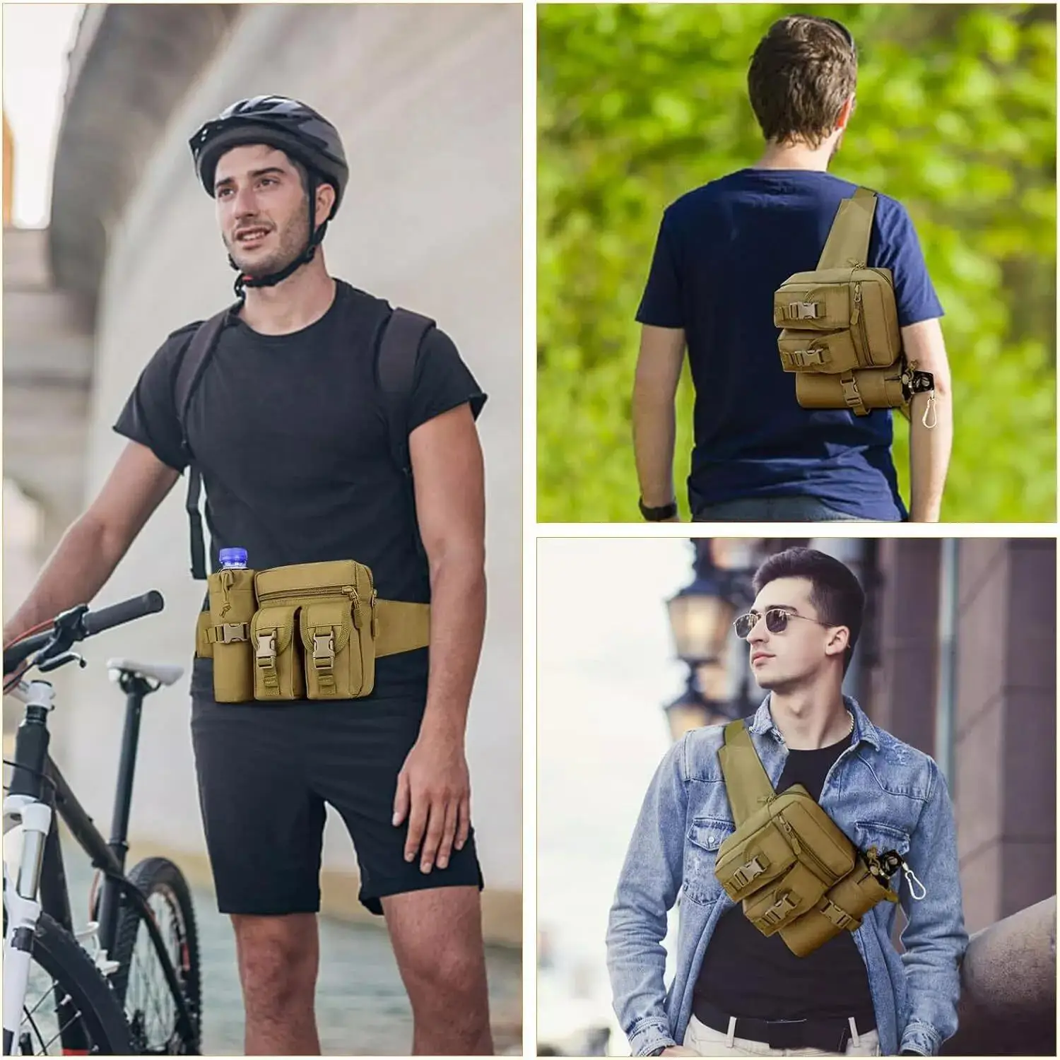 Tactical Fanny Pack for Men Co - đánh giá và giá Edc Carry Bag For Pistol