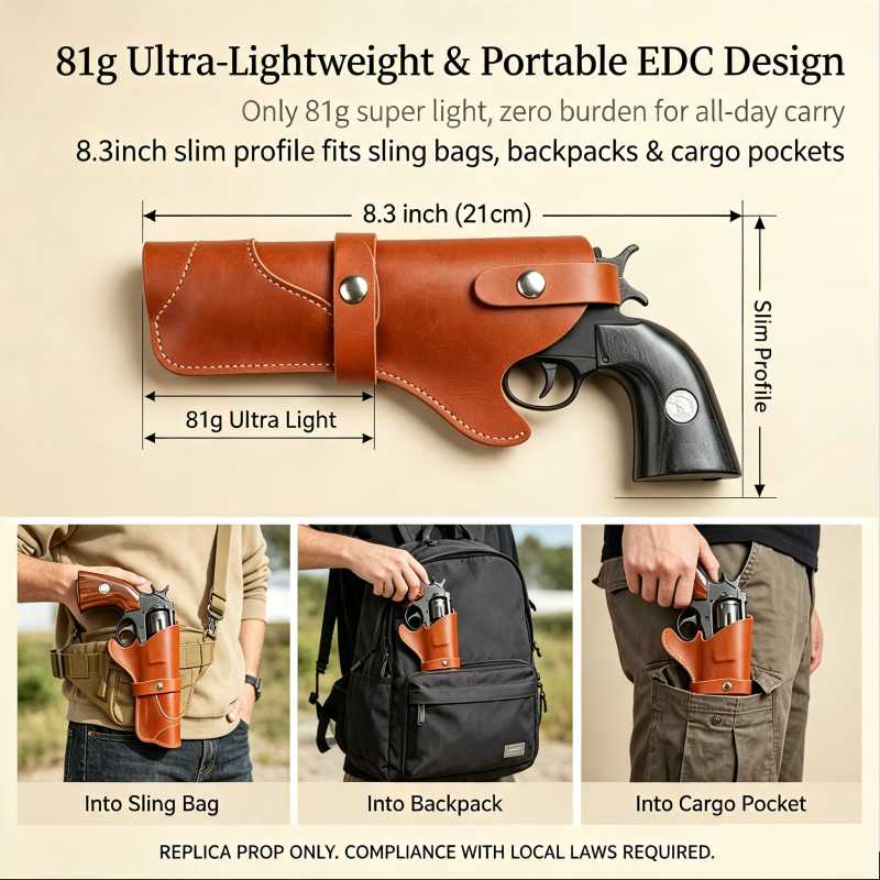 Vintage Leather Revolver Holst - đánh giá và giá Edc Carry Belt Leather