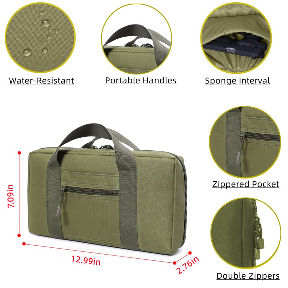 Tactical Pistol Range Bag Gun  - đánh giá và giá Edc Carry Handgun