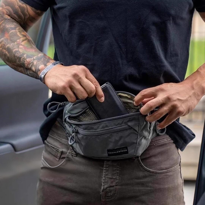 Mens Belt Bag with Adjustable  - đánh giá và giá Edc Carry Bag For Men