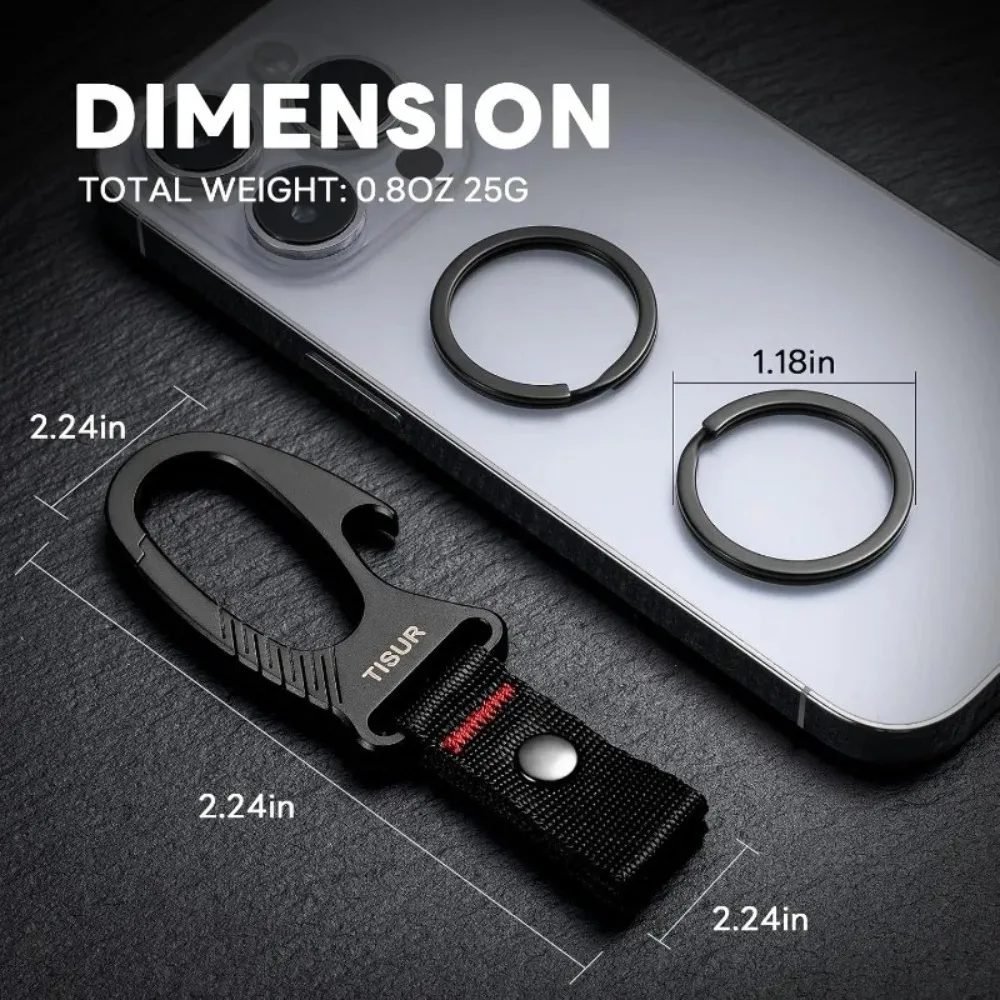 Titanium Carabiner Keychain Cl - đánh giá và giá Edc Carry Clip