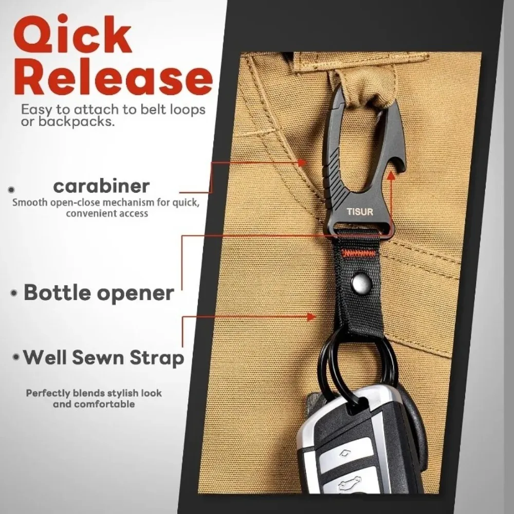 Titanium Carabiner Keychain Cl - đánh giá và giá Edc Carry Clip