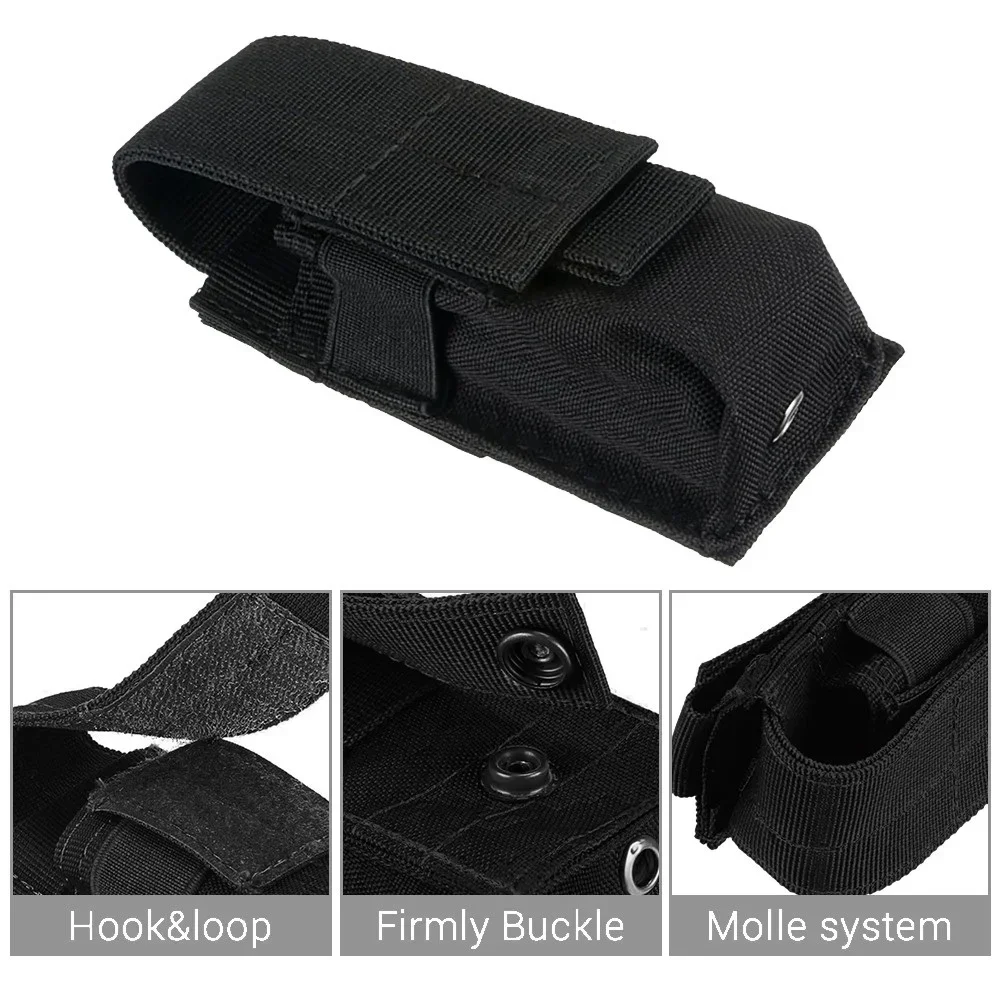 Tactical Molle Flashlight Pouc - đánh giá và giá Appendix Carry Edc