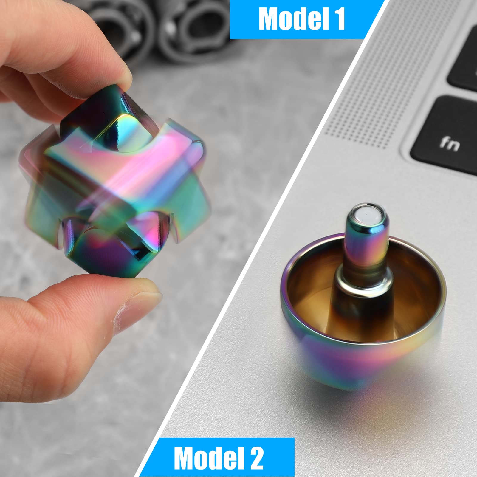 Metal Cube Rotating Fingertip  - đánh giá và giá Fidget Spinner Bearing