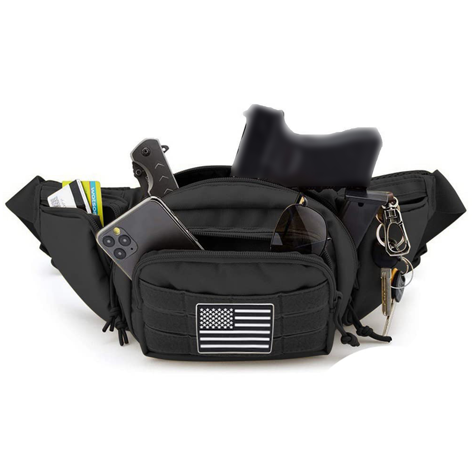 Tactical Fanny Pack Gun Holste - đánh giá và giá Edc Carry Gun