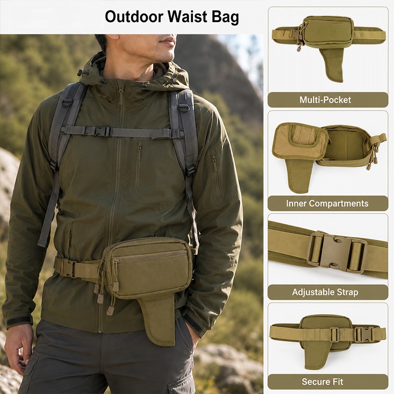 Multifunctional Waist Bag Nylo - đánh giá và giá Edc Carry Bag For Men